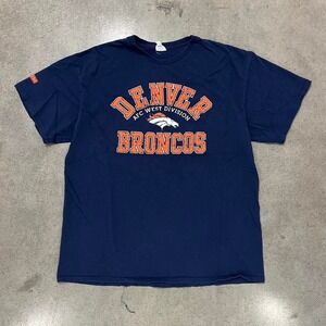 vintage 2000s denver broncos tee